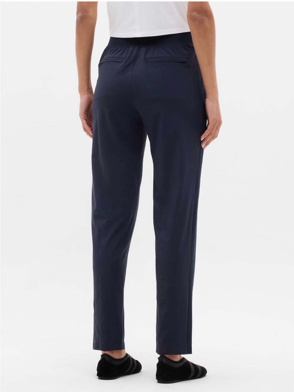 Athleta Brooklyn Mid Rise Ankle Pant // Navy #198671 - Picture 3 of 16